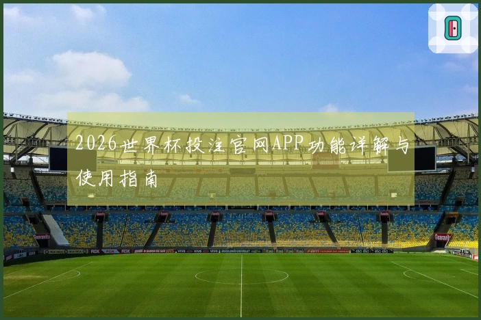 2026世界杯投注官网APP功能详解与使用指南